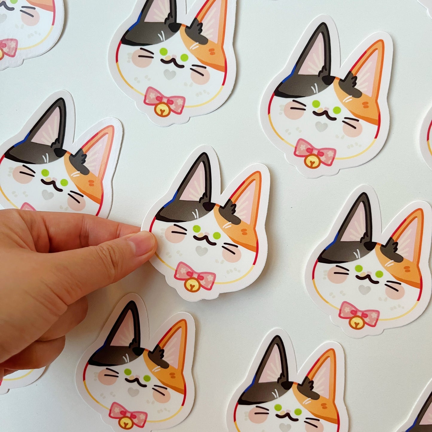 Calico Cat Cutie Vinyl Sticker