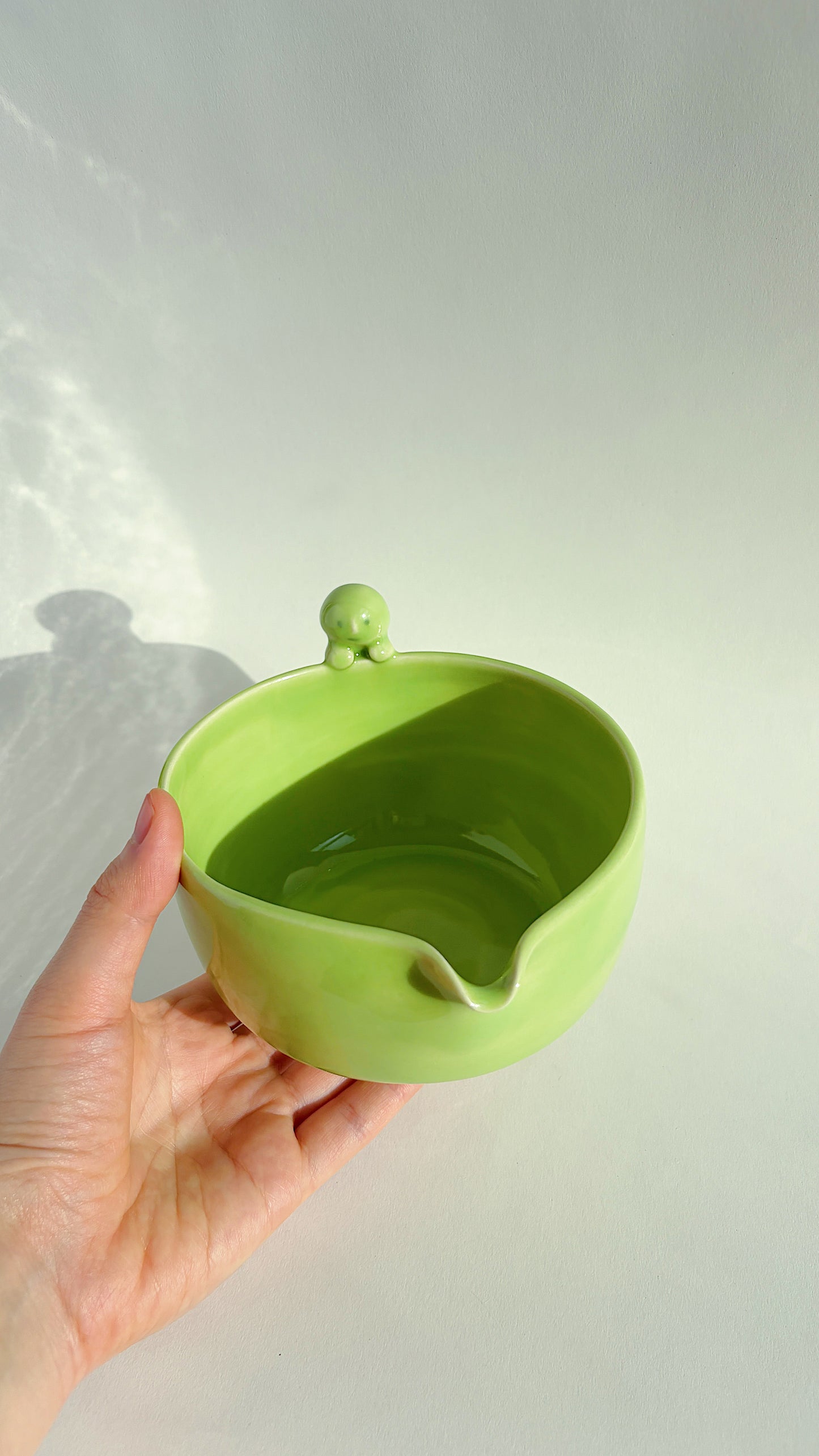 matcha bowl - green with buddy