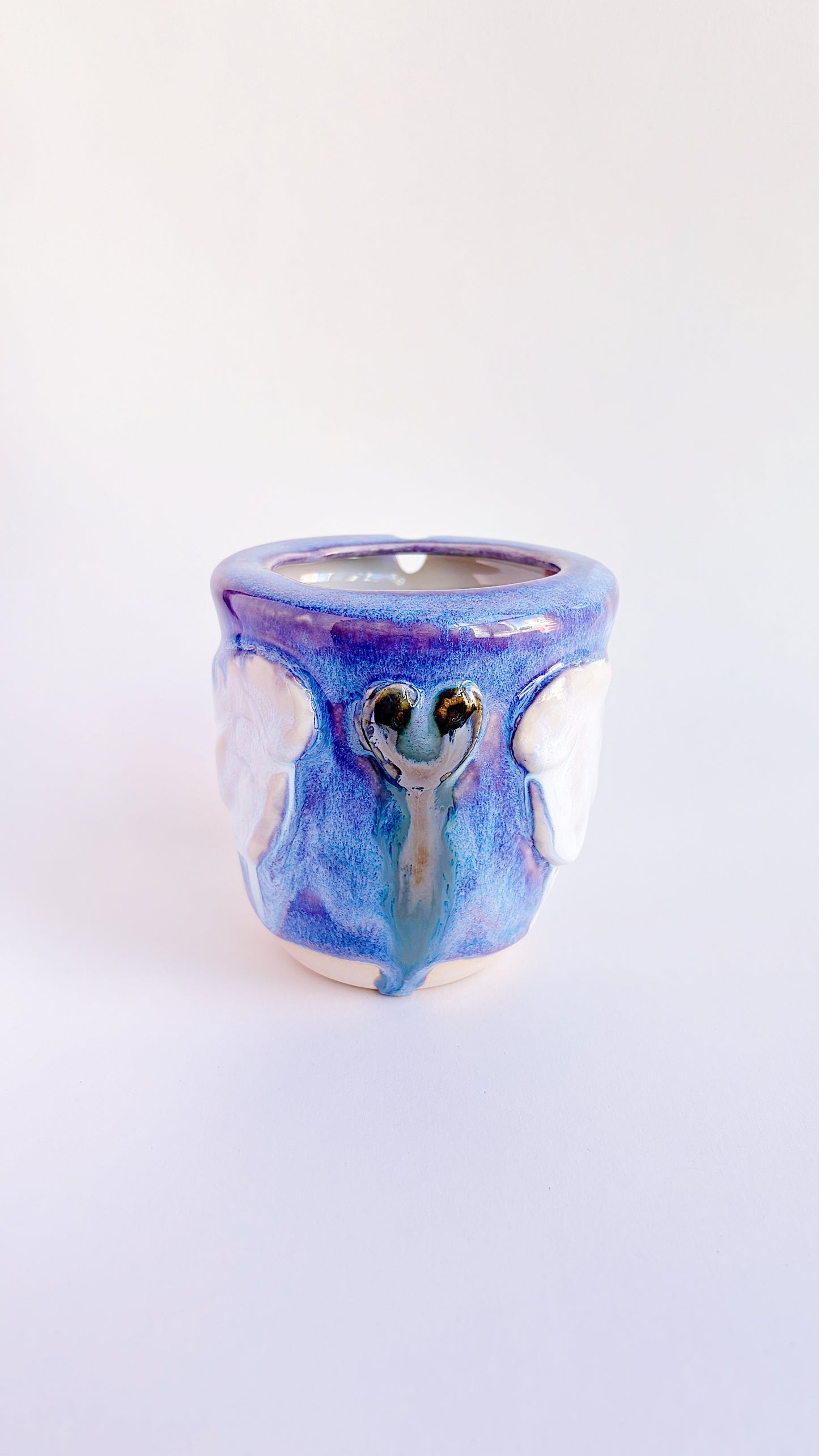 [seconds] magical collection - corrupted violet winged heart travel cup