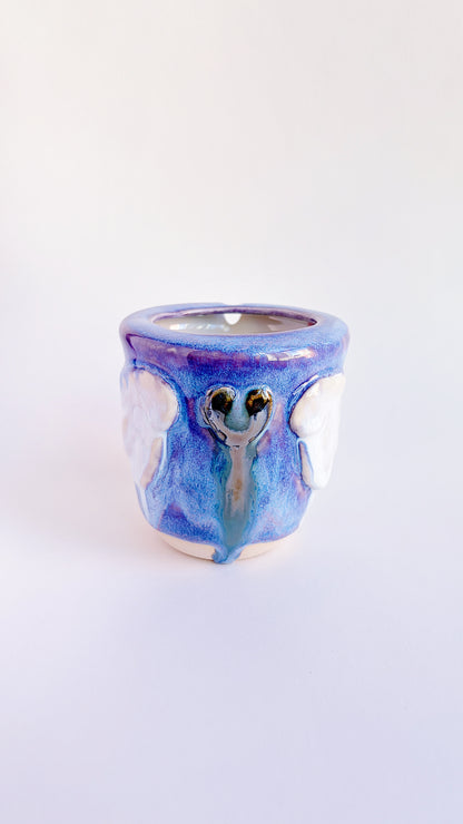 [seconds] magical collection - corrupted violet winged heart travel cup