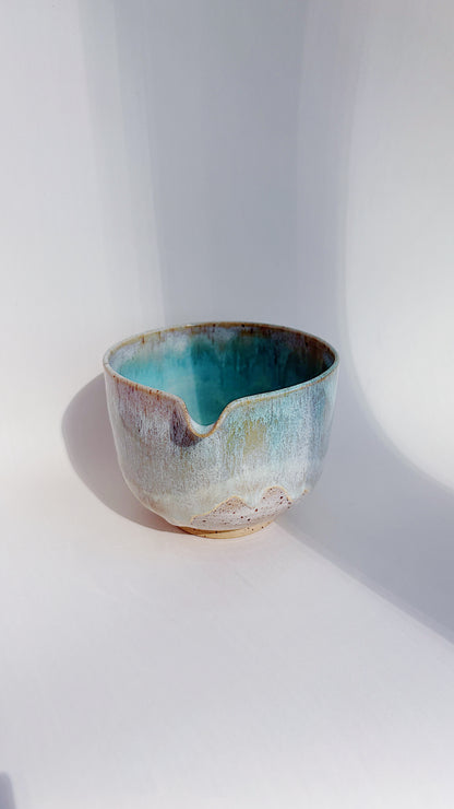 ocean collection - seafoam matcha bowl