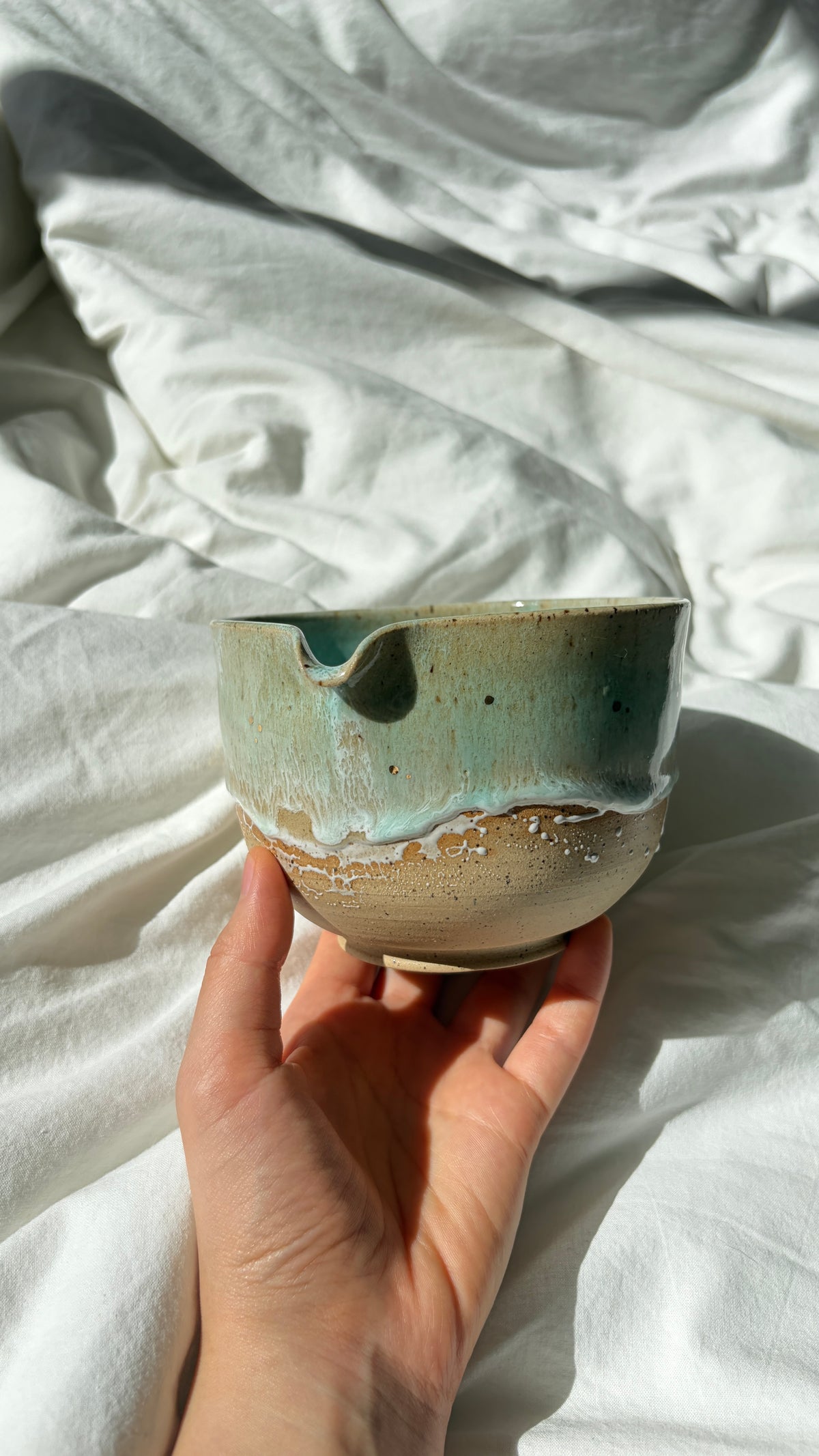 ✨[gold] ocean collection - shoreline matcha bowl