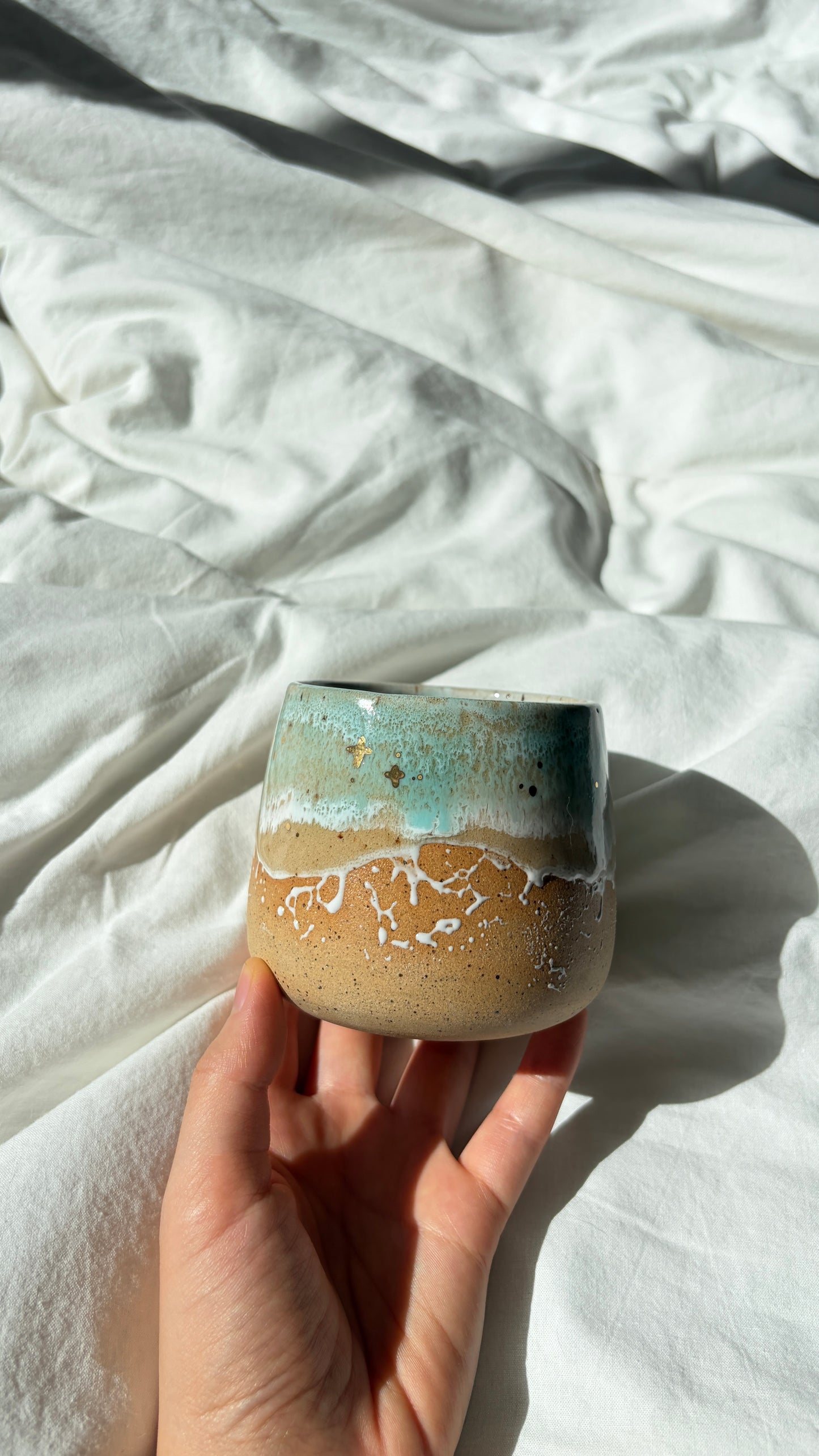 ✨[gold] ocean collection - shoreline tumbler