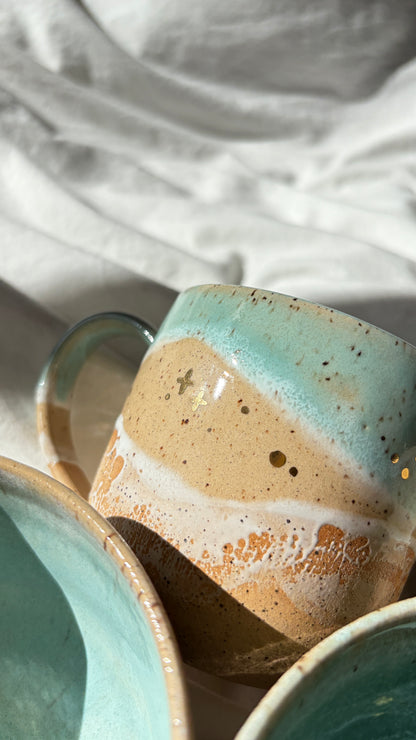 ✨[gold] ocean collection - shoreline mug