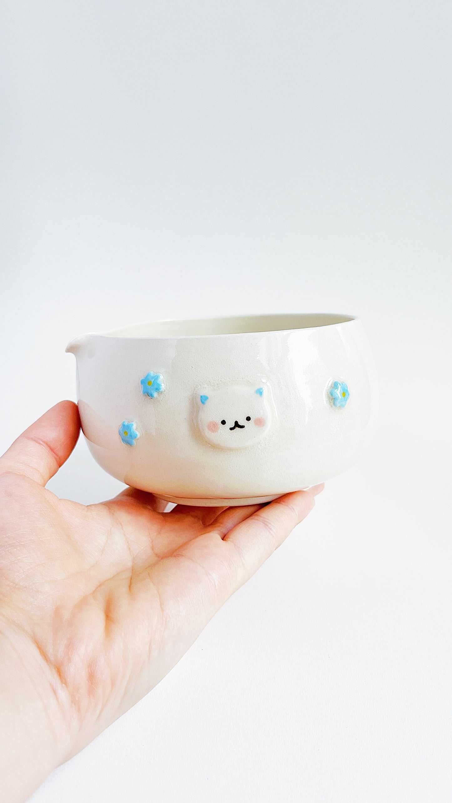 [preorder] matcha bowl - puffy daisy 😼
