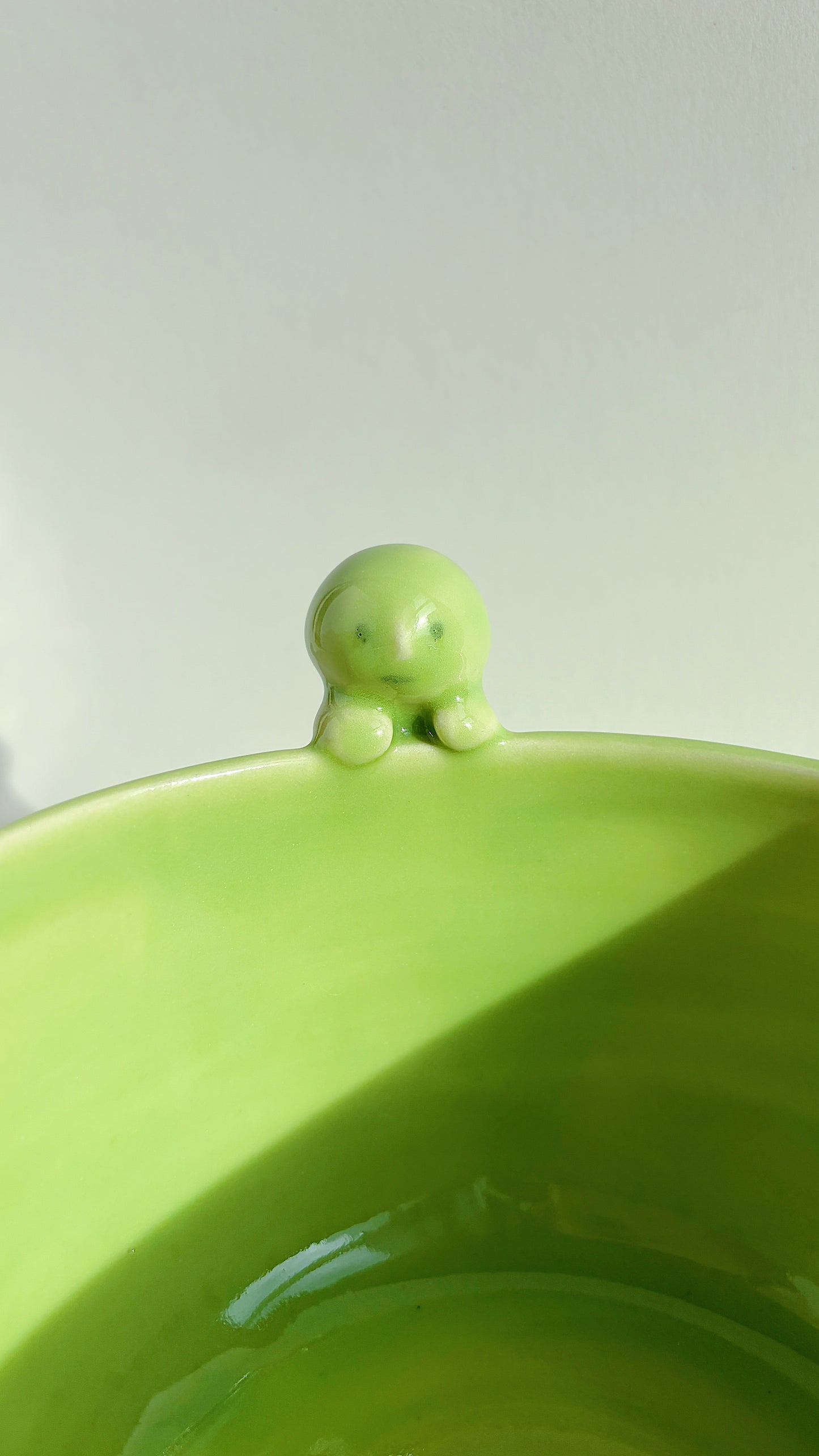 matcha bowl - green with buddy