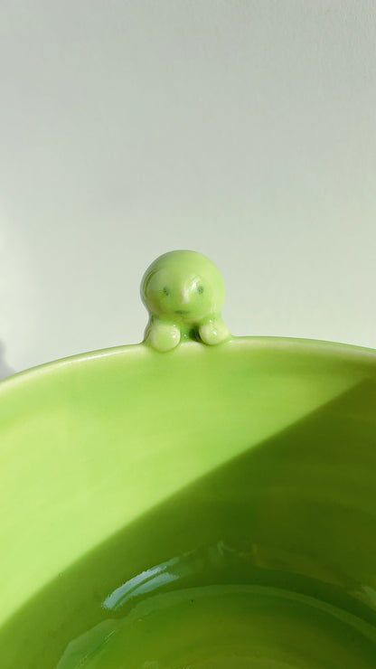 matcha bowl - green with buddy