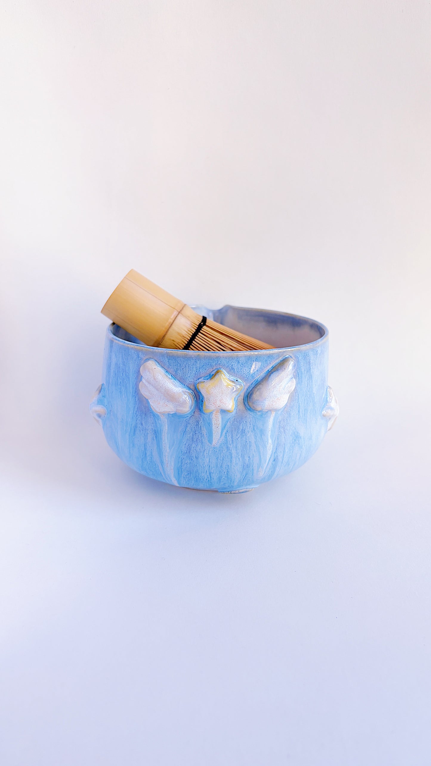 magical collection - blue winged star matcha bowl ii