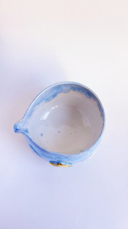 magical collection - blue winged star matcha bowl i