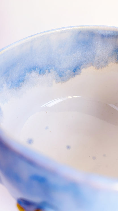 magical collection - blue winged star matcha bowl i