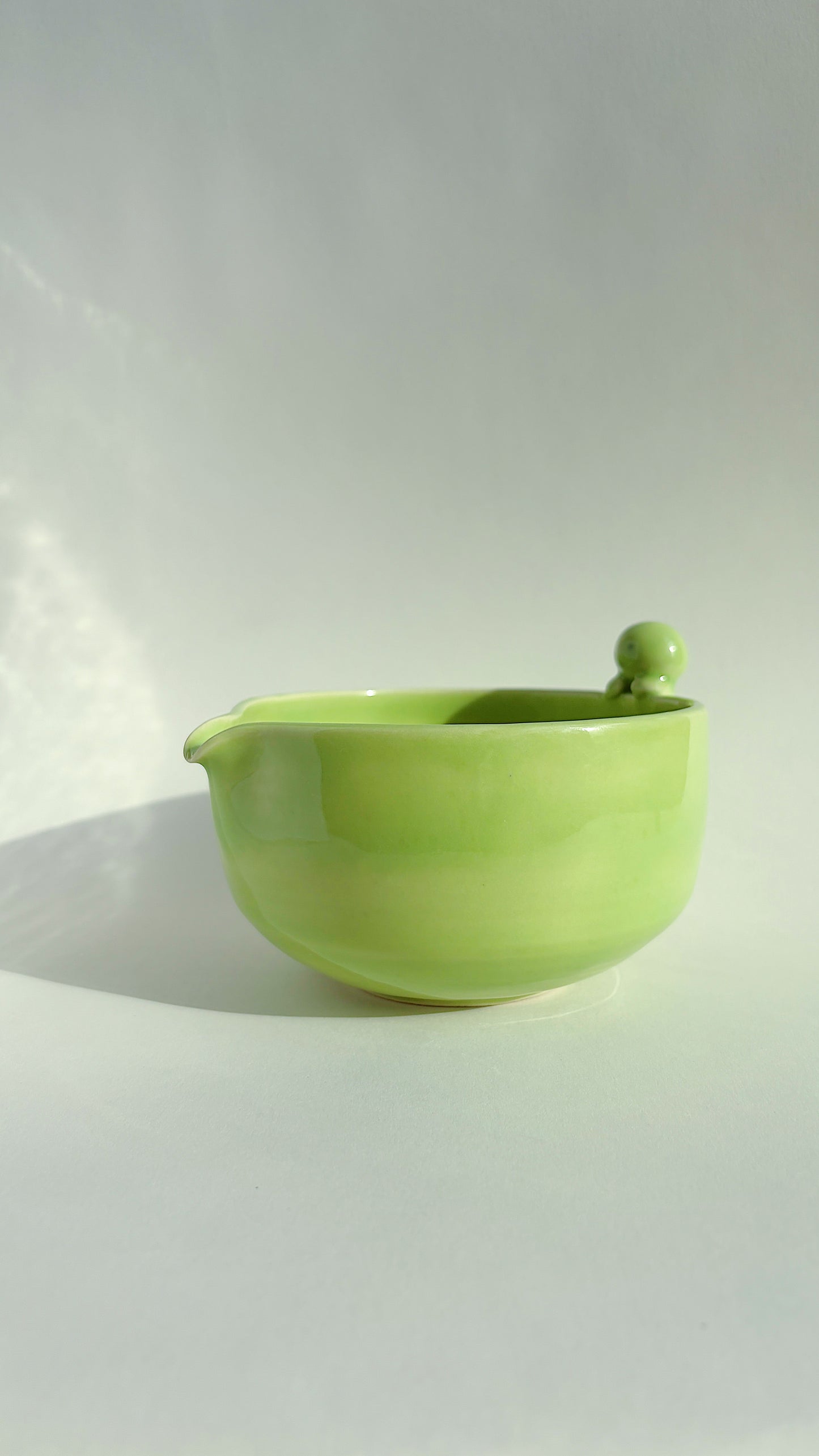 matcha bowl - green with buddy