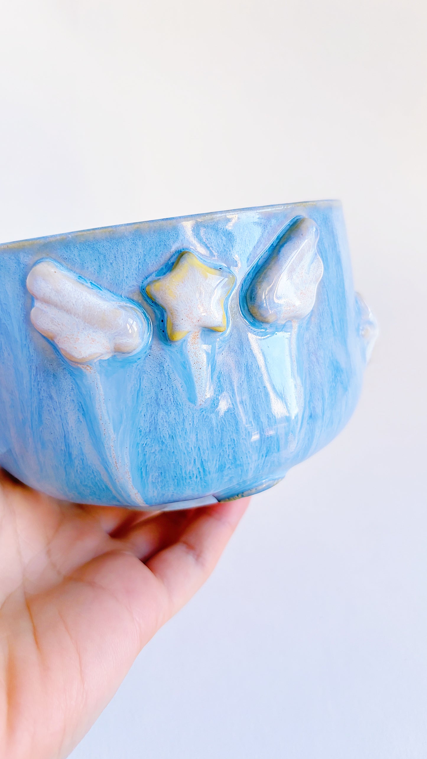magical collection - blue winged star matcha bowl ii