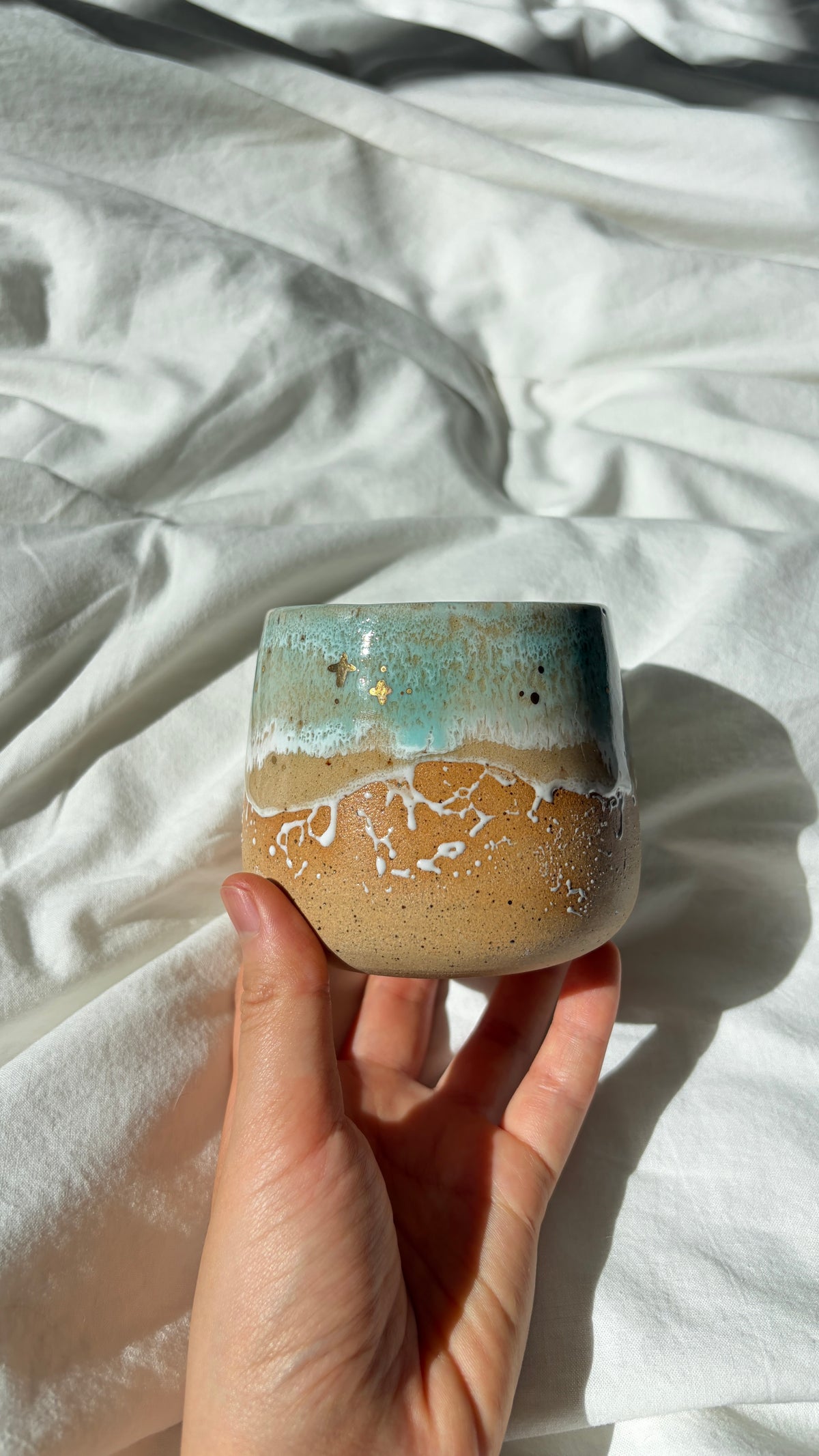 ✨[gold] ocean collection - shoreline tumbler