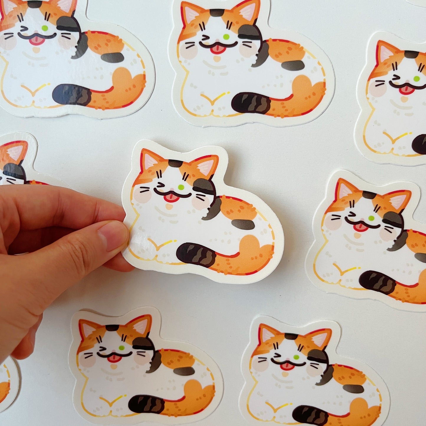 Cat Loaf Vinyl Sticker