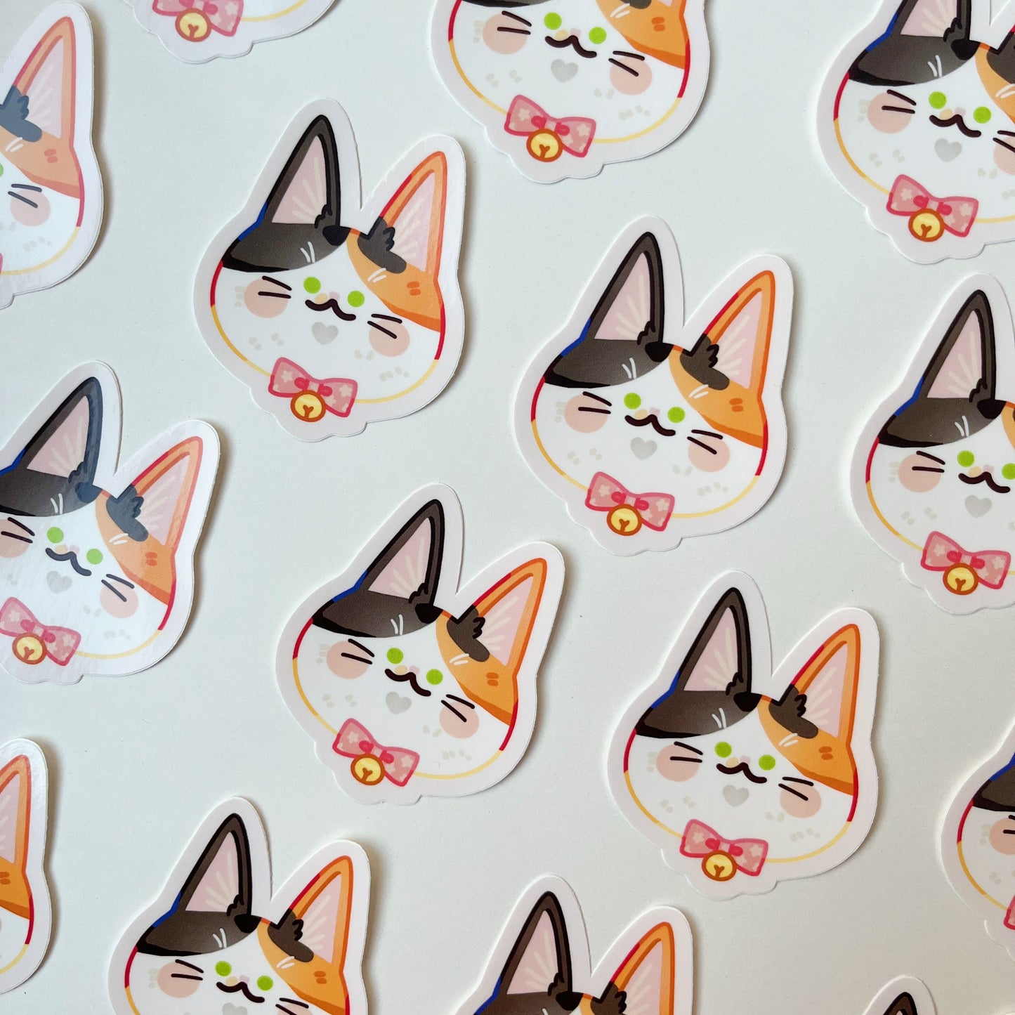 Calico Cat Cutie Vinyl Sticker