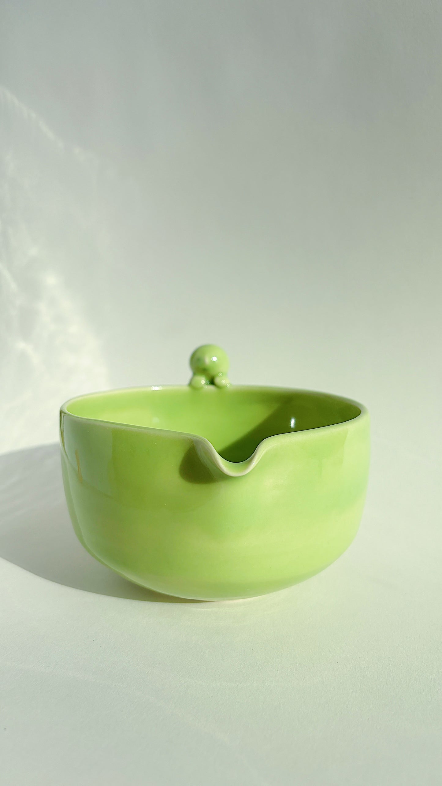 matcha bowl - green with buddy