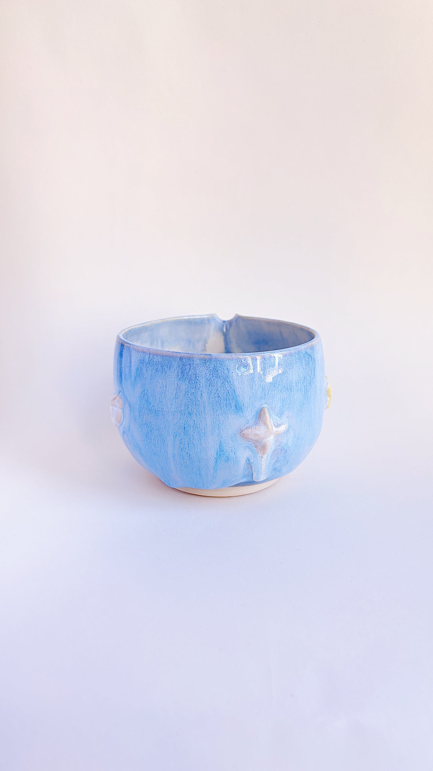 magical collection - blue winged star matcha bowl i