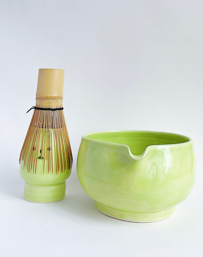 [preorder] matcha bowl - green