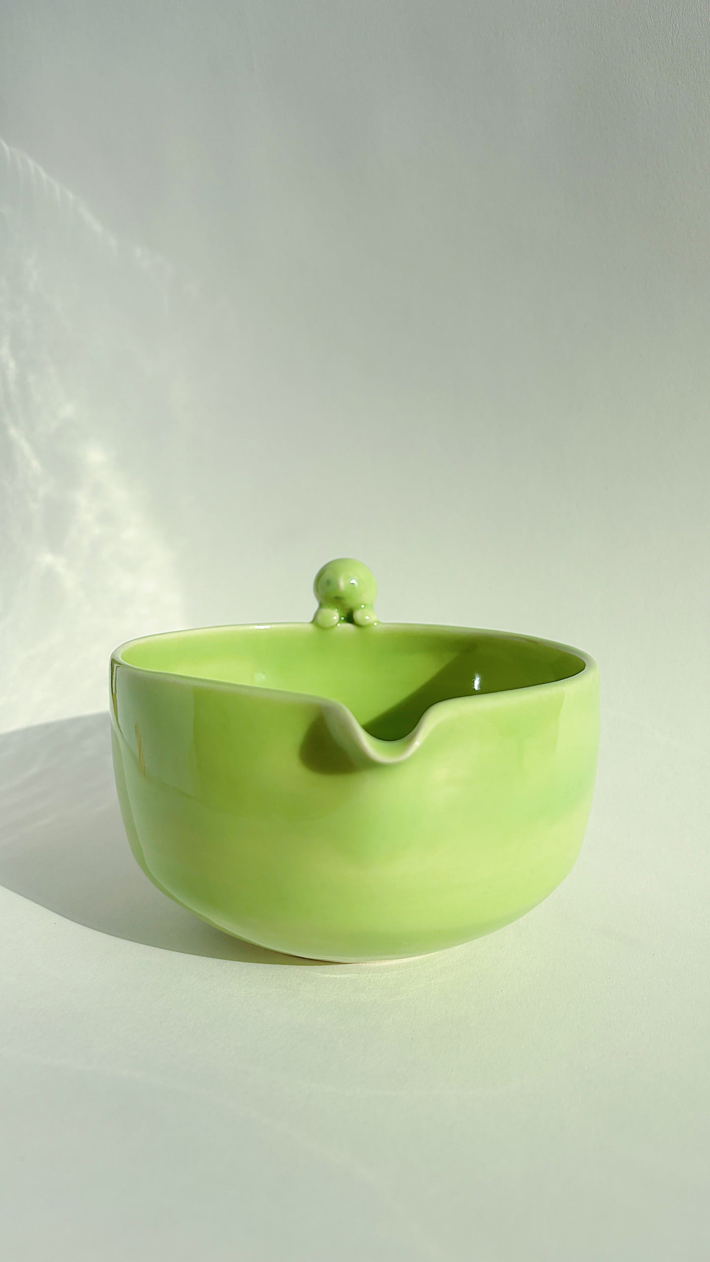 matcha bowl - green with buddy
