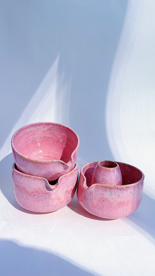 [preorder] matcha bowl - strawberry dreams ☁️🍓