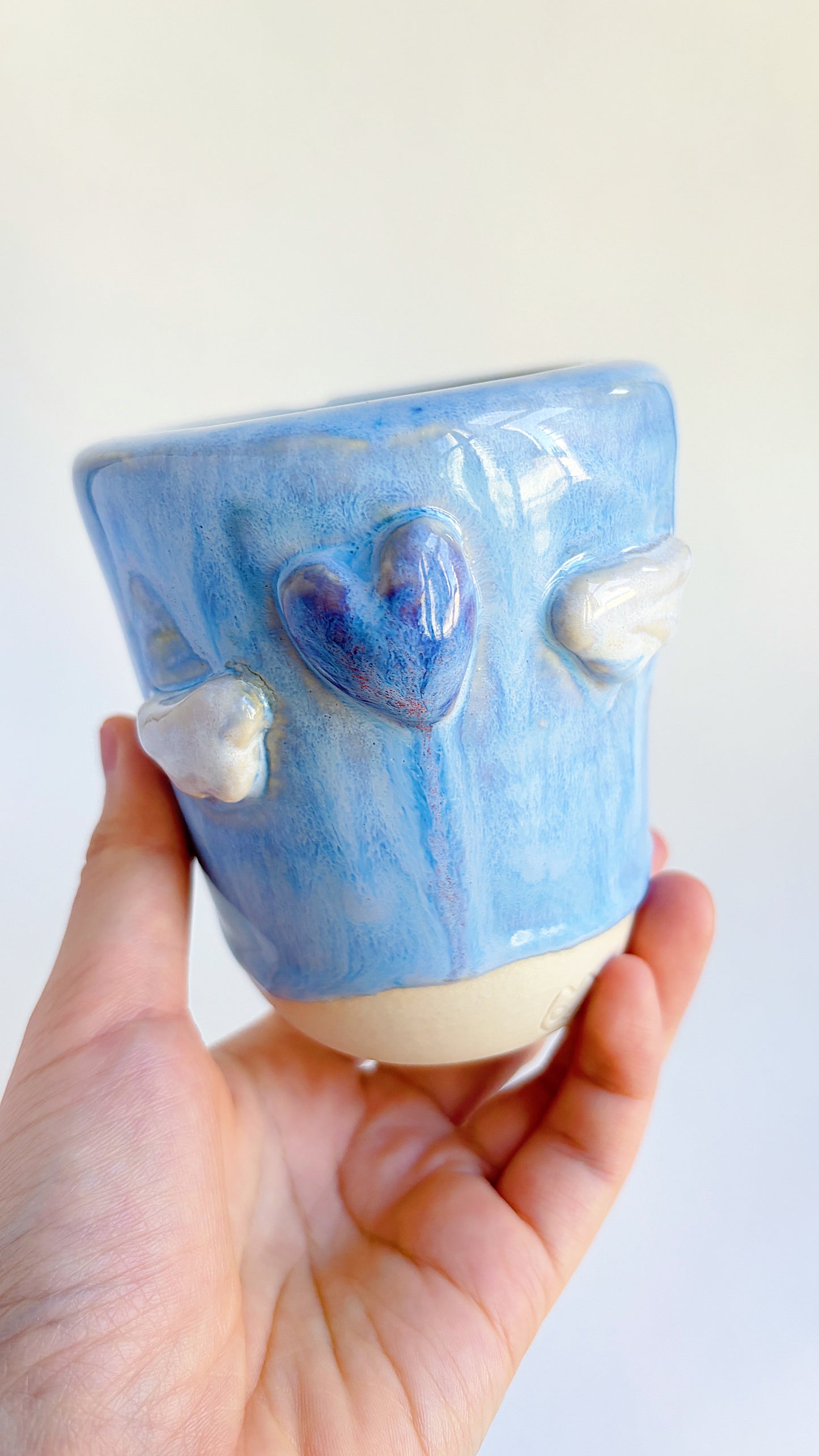 [seconds] magical collection - blue winged heart travel cup