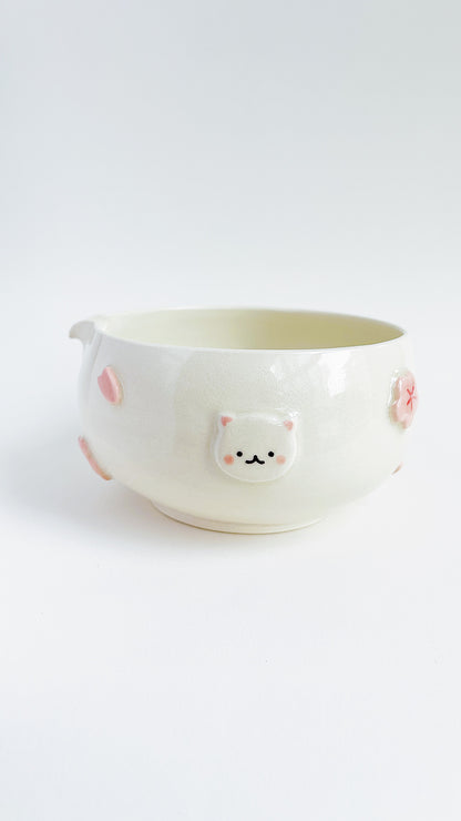 [preorder] matcha bowl - puffy sakura 😽