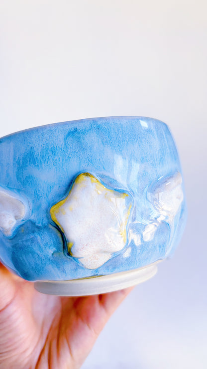magical collection - blue winged star matcha bowl i