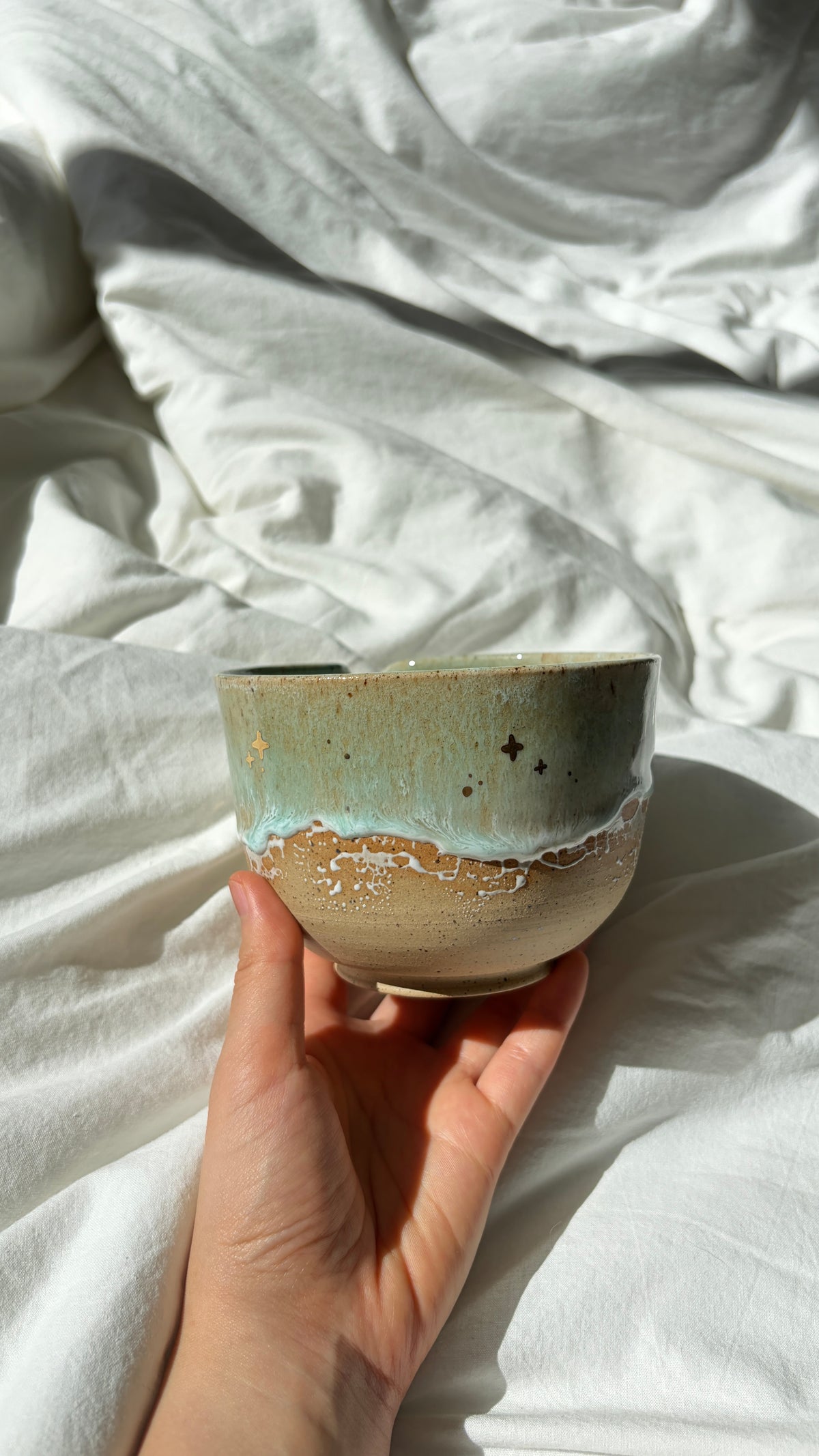 ✨[gold] ocean collection - shoreline matcha bowl