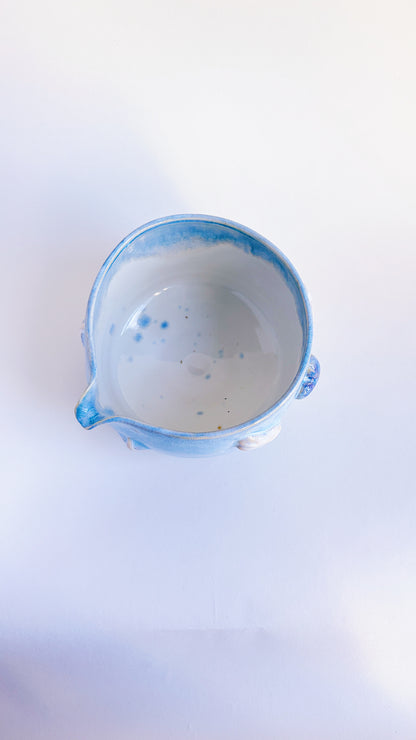 magical collection - blue winged heart matcha bowl