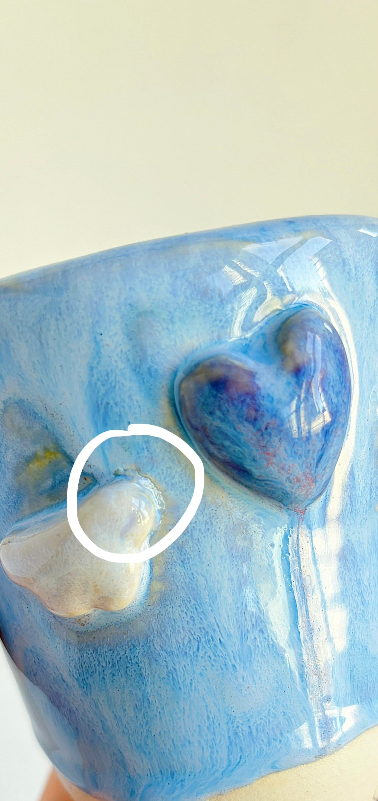 [seconds] magical collection - blue winged heart travel cup