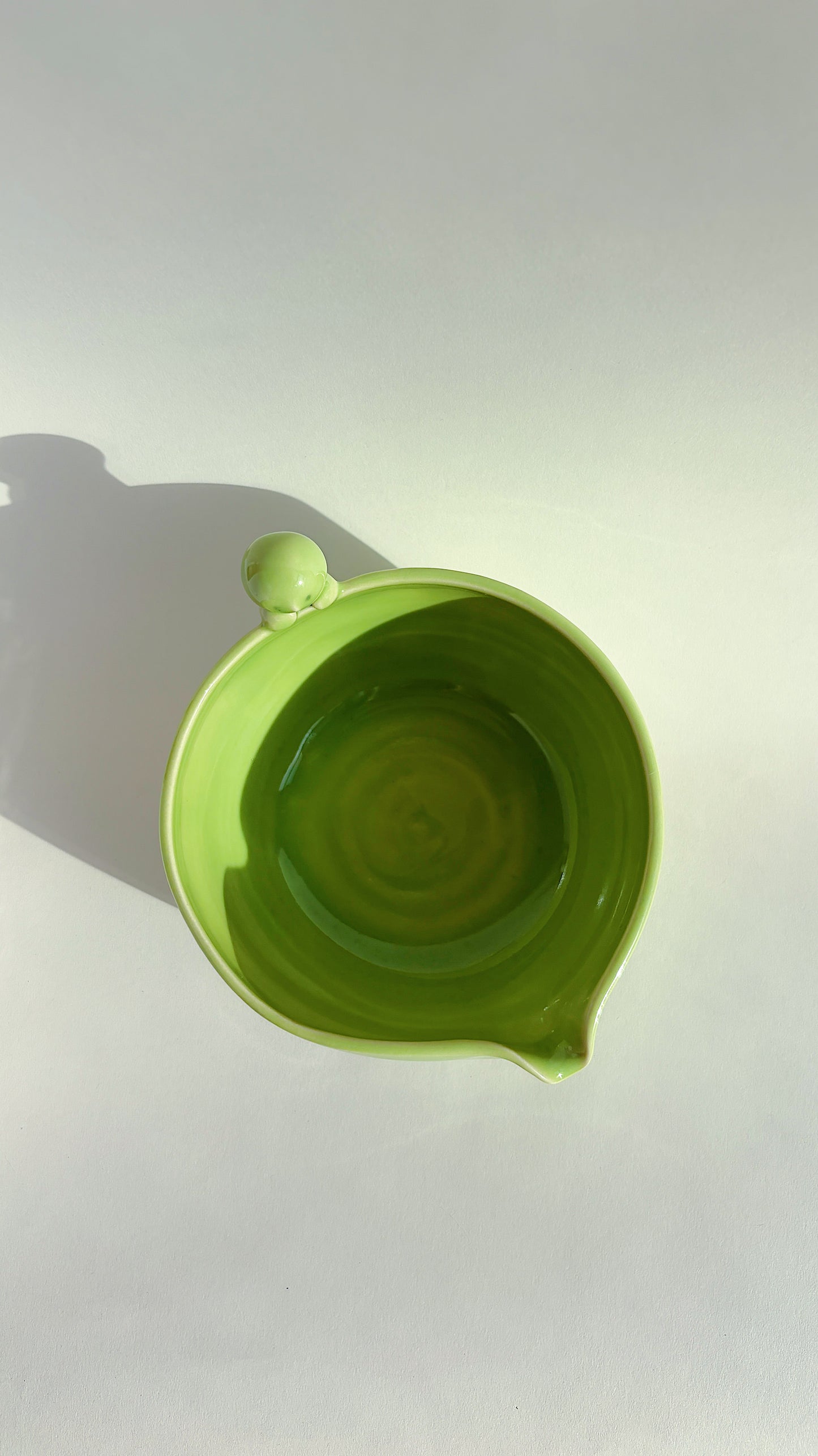 matcha bowl - green with buddy
