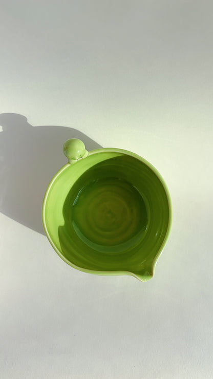 matcha bowl - green with buddy