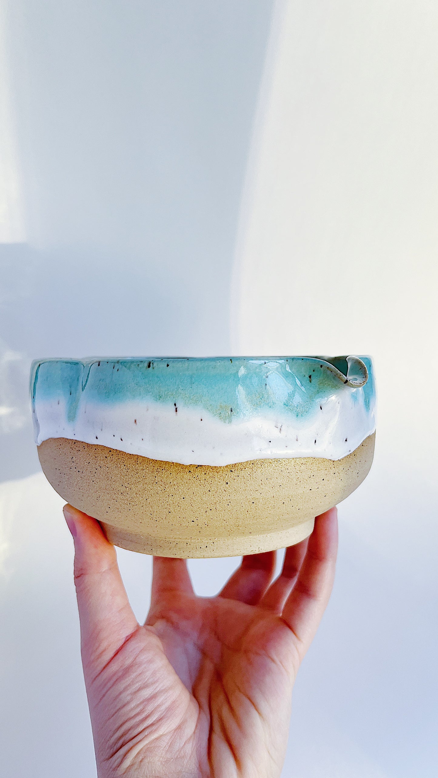 [preorder] matcha bowl - blue blossom