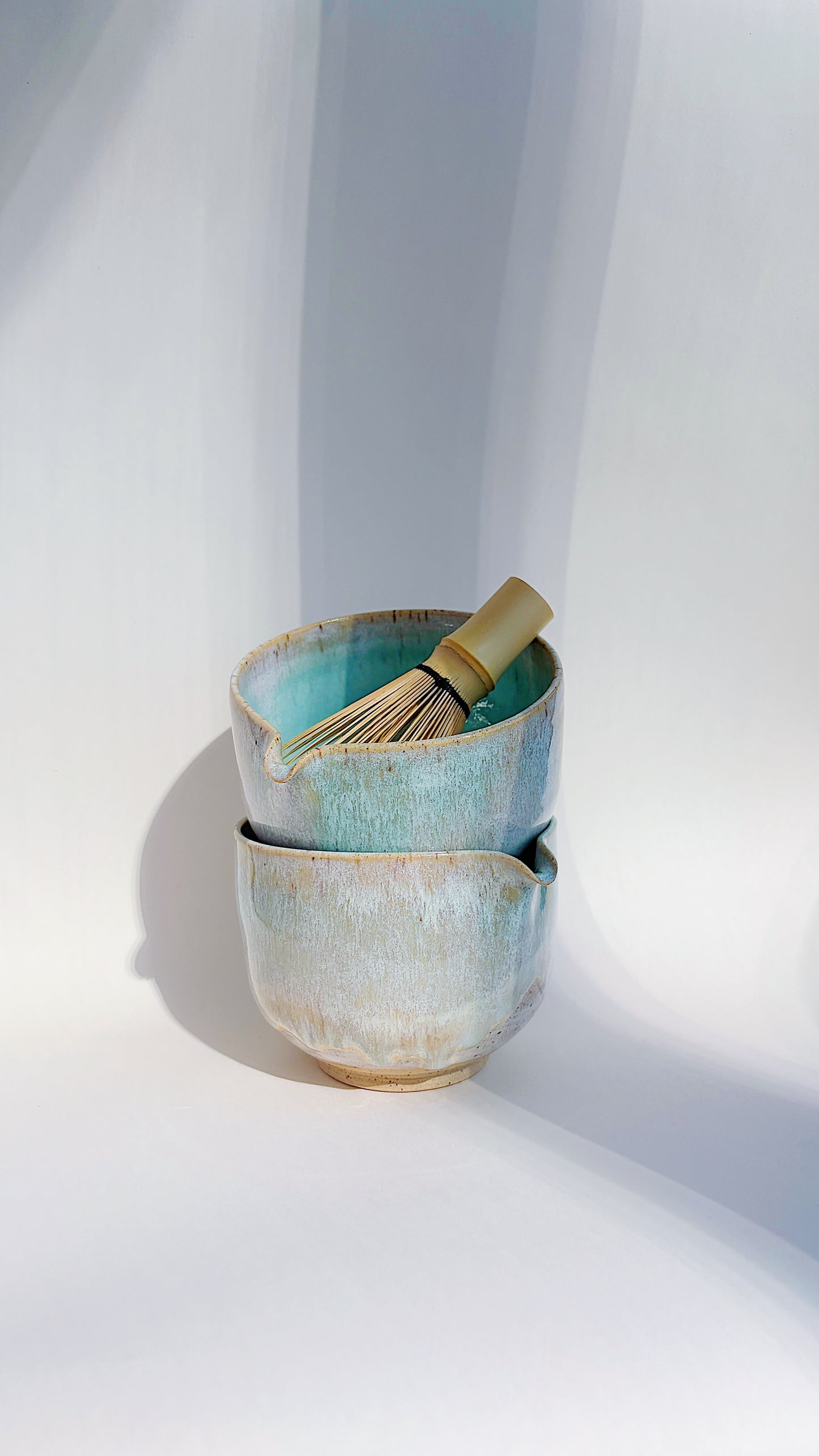ocean collection - seafoam matcha bowl