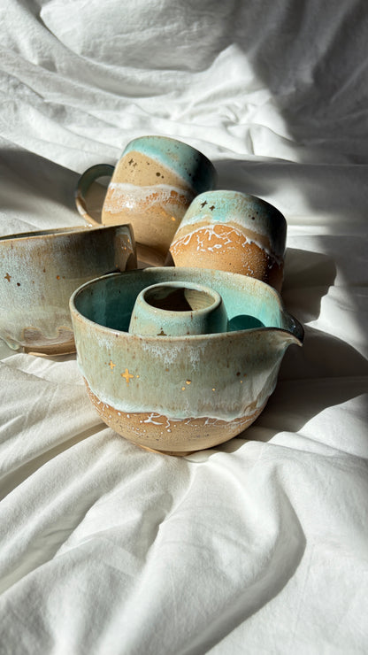 ✨[gold] ocean collection - shoreline matcha bowl