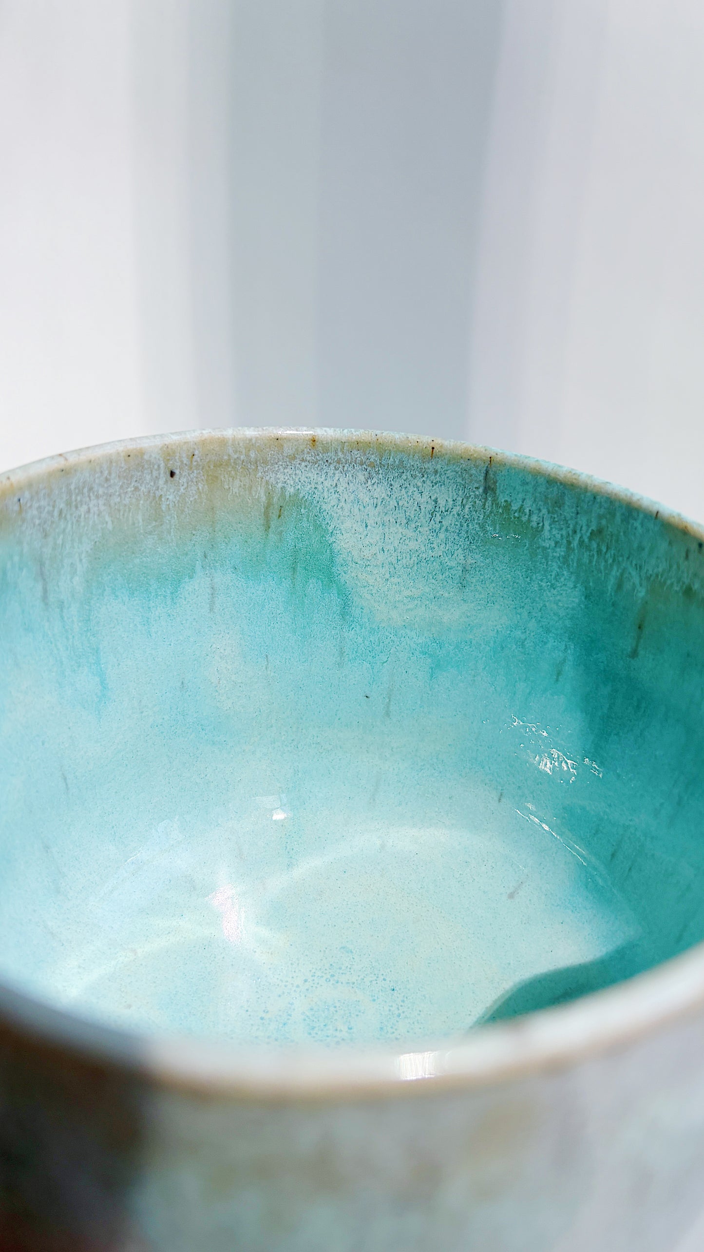 ocean collection - seafoam matcha bowl