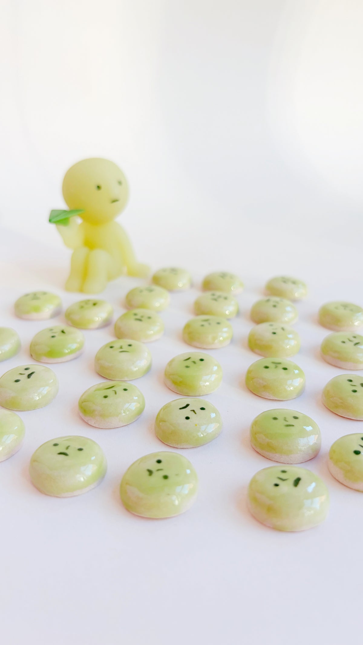[preorder] matcha sifter beads - green
