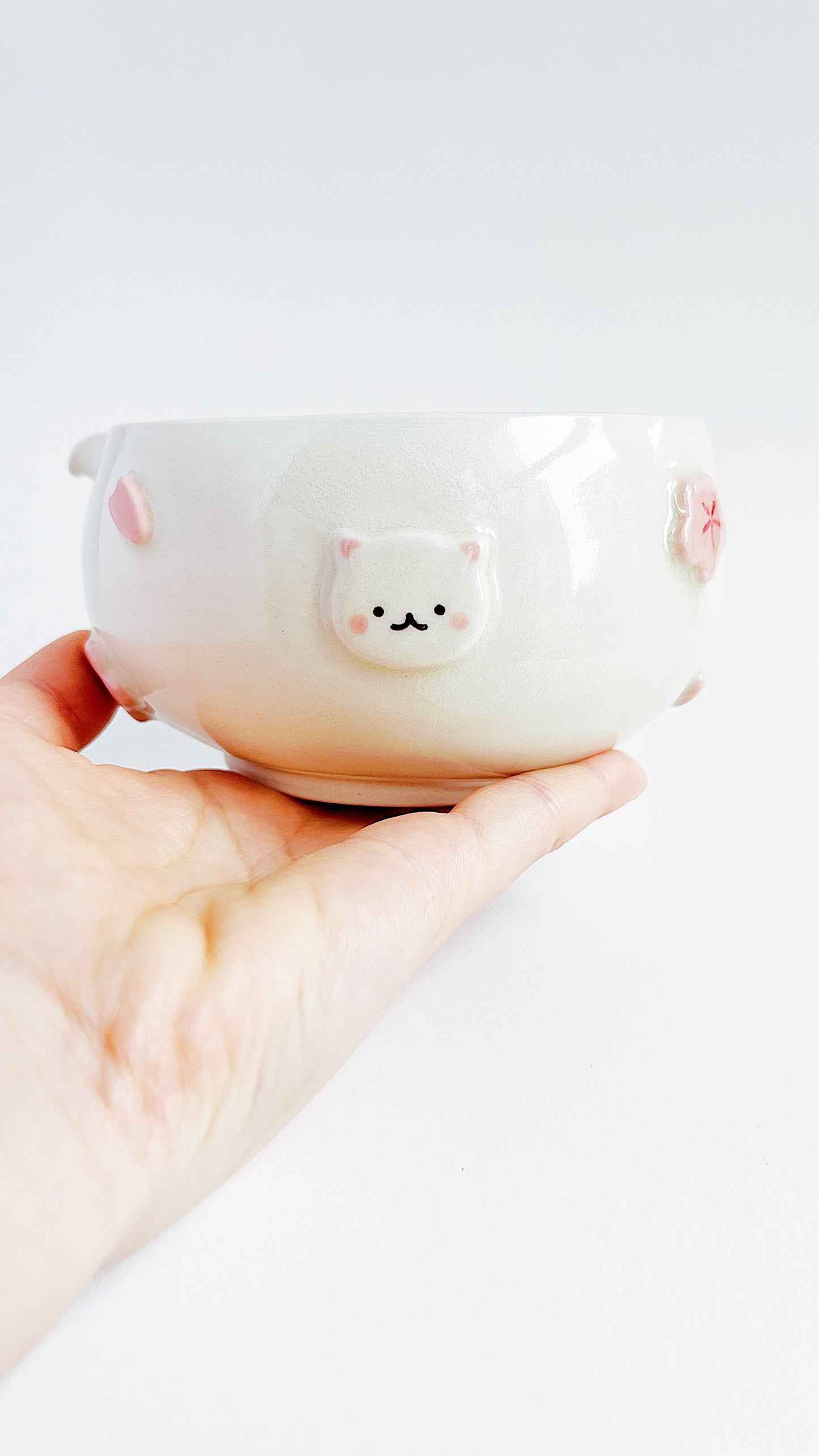 [preorder] matcha bowl - puffy sakura 😽