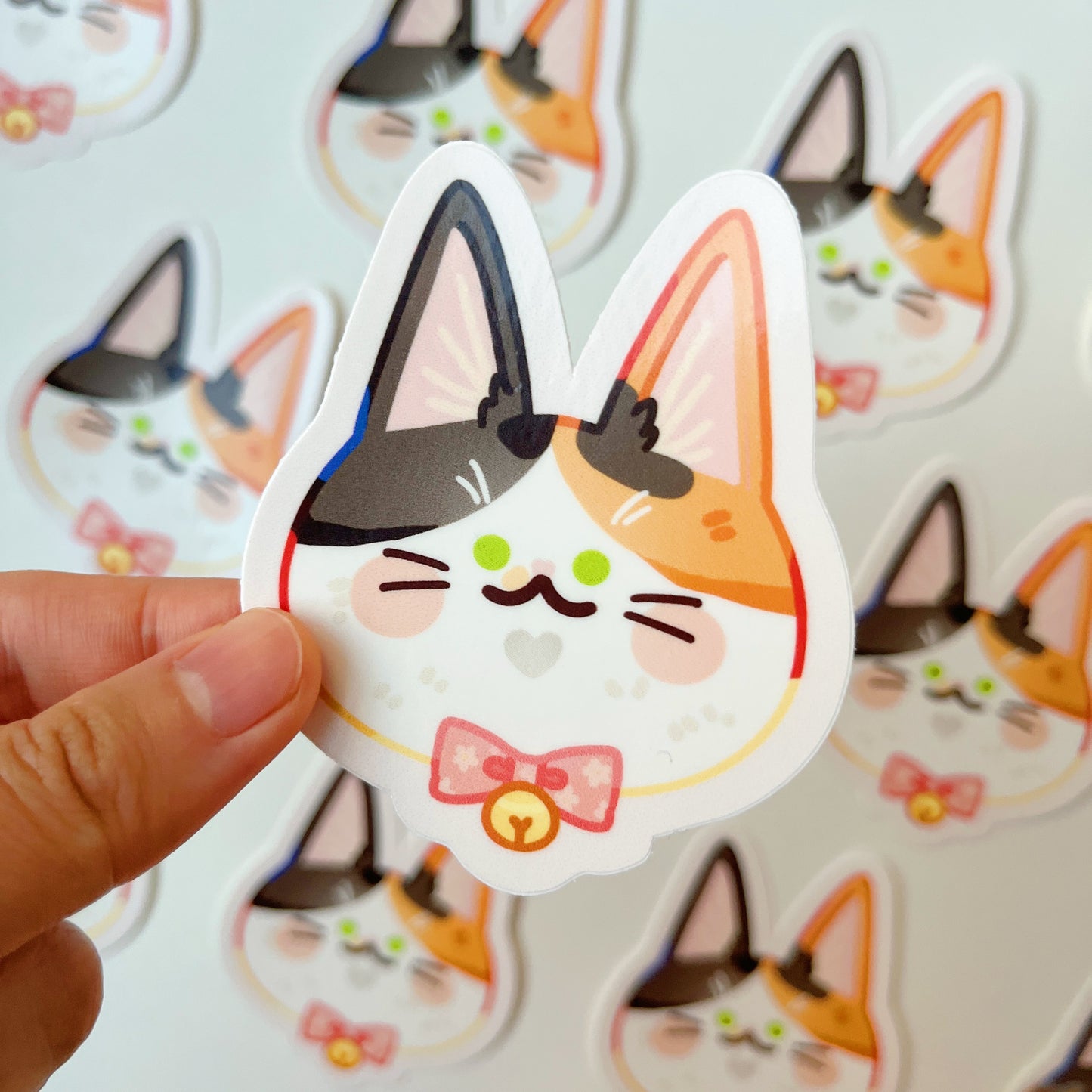 Calico Cat Cutie Vinyl Sticker