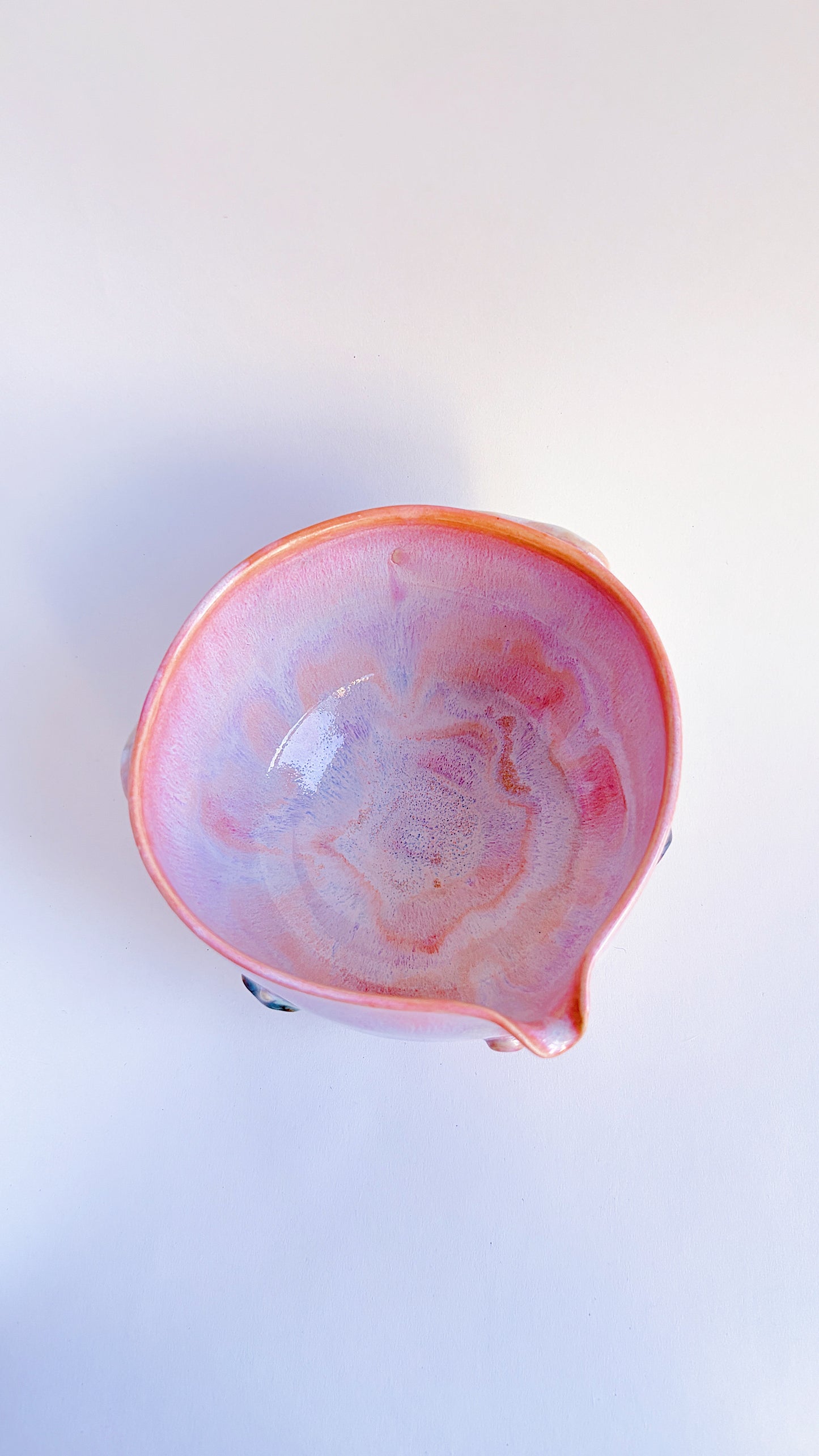 [seconds] magical collection - pink winged heart matcha bowl ii