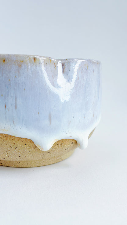 matcha bowl - moon light flower with a kitty 🌕