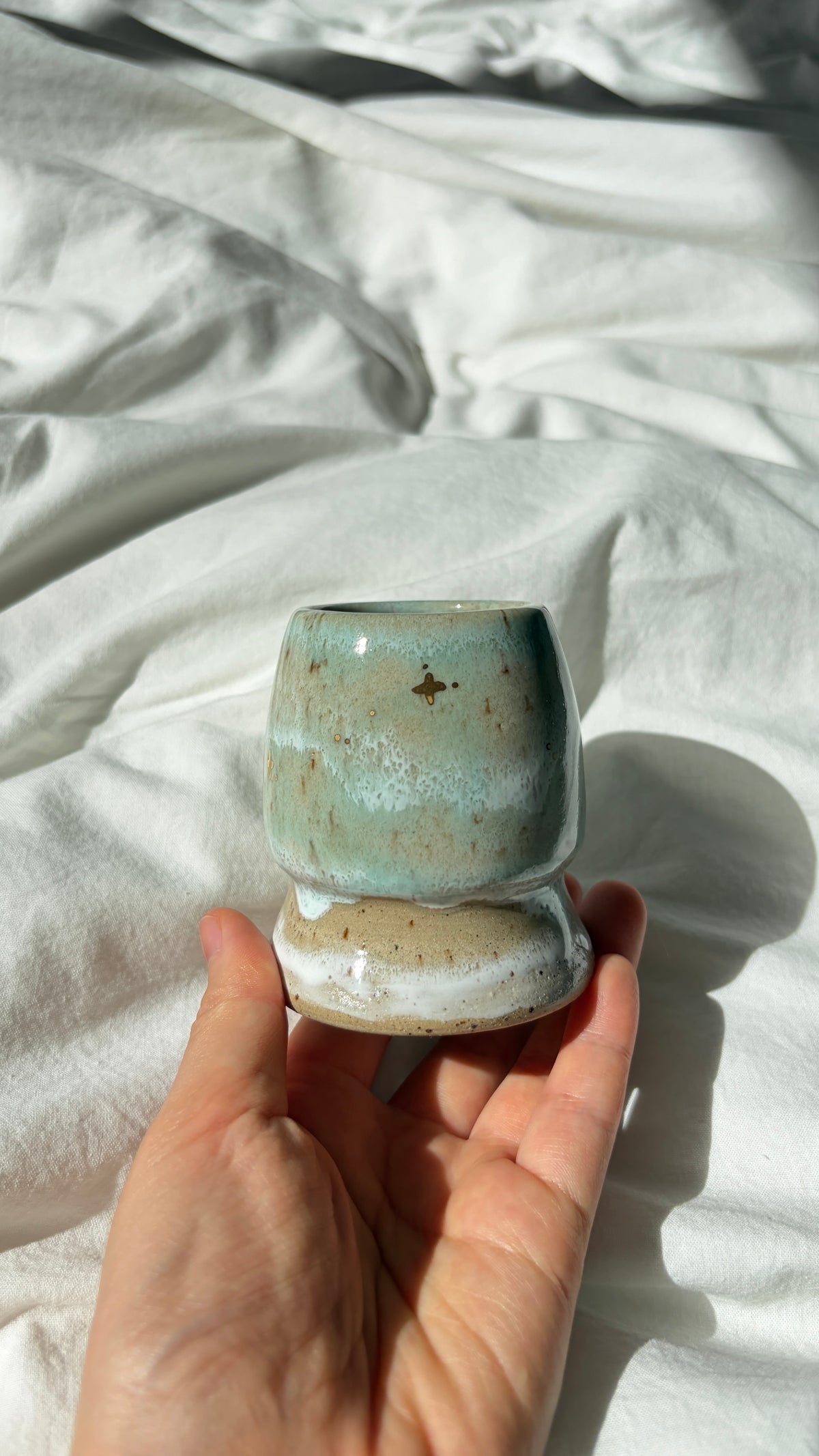 ✨[gold] ocean collection - shoreline whisk holder