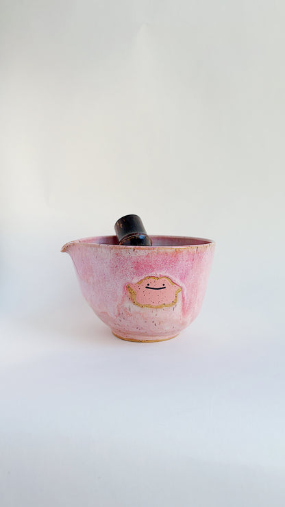 d!tto collection - pink matcha bowl