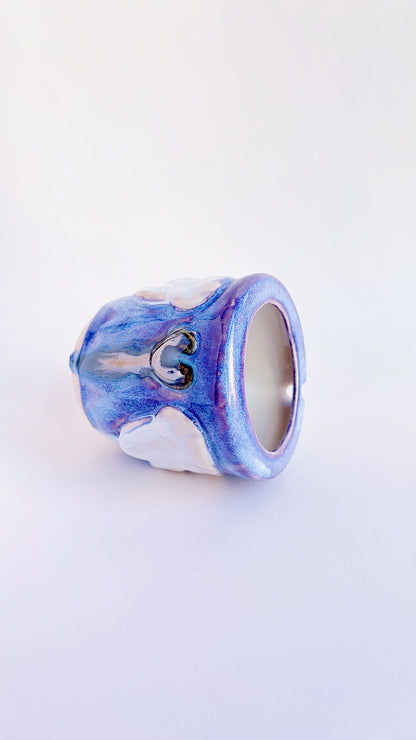 [seconds] magical collection - corrupted violet winged heart travel cup