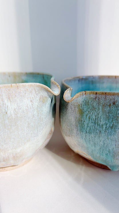 ocean collection - seafoam matcha bowl