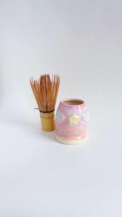 magical collection - pink winged star whisk holder