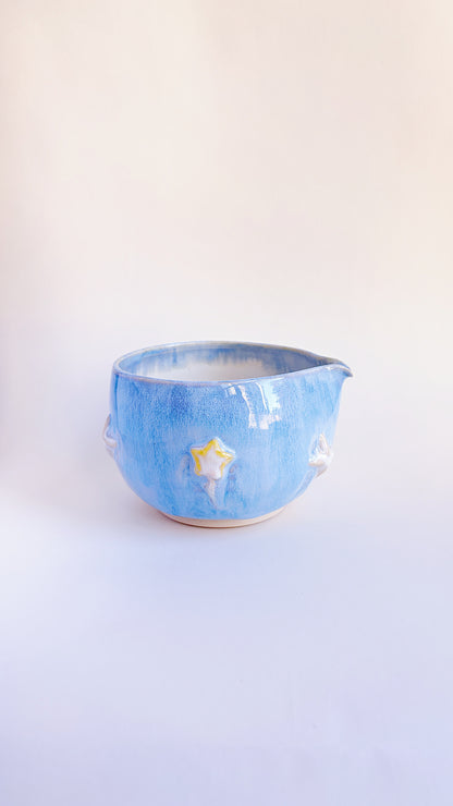 magical collection - blue winged star matcha bowl i