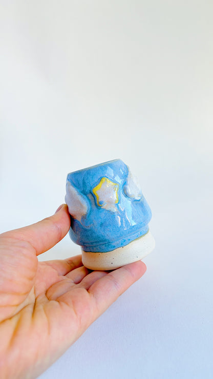 magical collection - blue winged star whisk holder