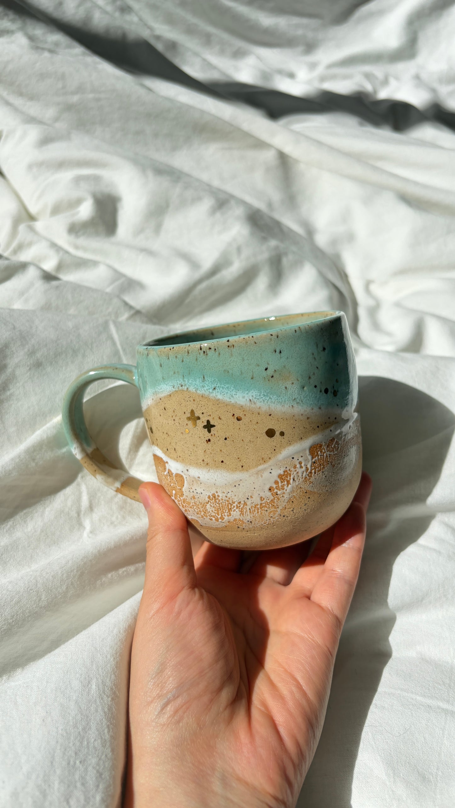 ✨[gold] ocean collection - shoreline mug