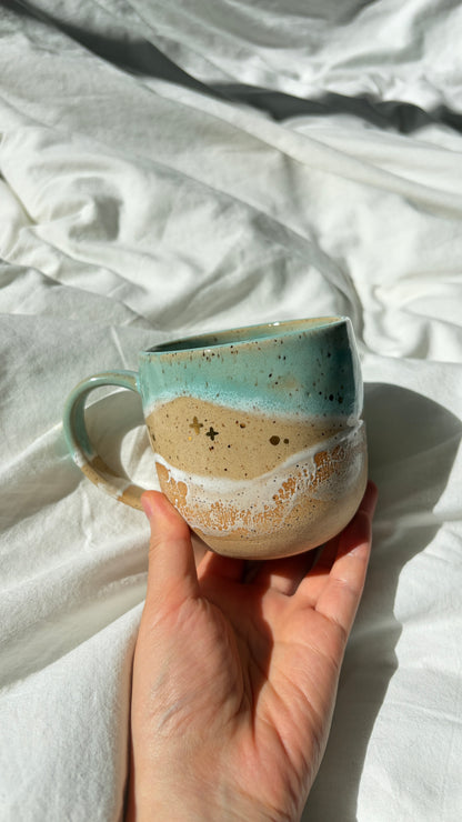 ✨[gold] ocean collection - shoreline mug
